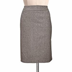 Y2K Vintage HENNES Collection Brown Tweed Skirt 10